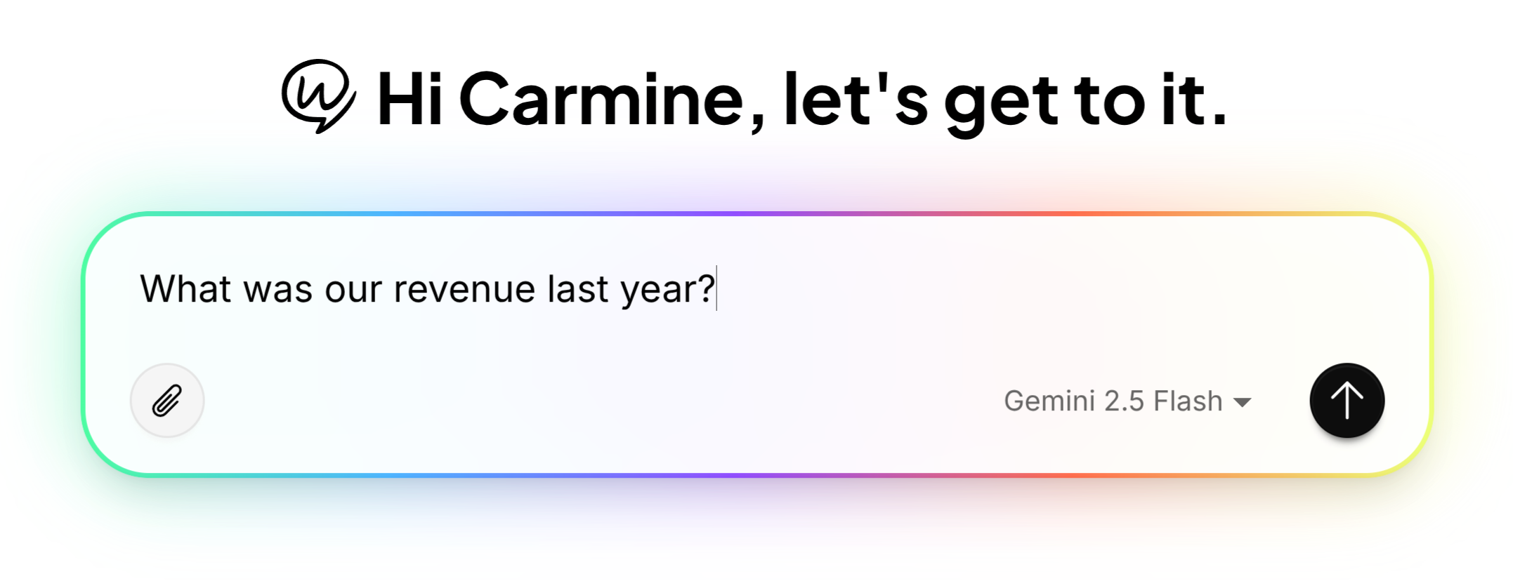 Start asking illustration (light mode)